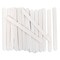 CraftySticks Colored Wood Craft Sticks 4.5 Inch, Red Orange Yellow Green Blue Purple White Black Pink Brown Popsicle Sticks